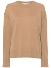 Stella Mccartney Fine-knit Sweater In Brown