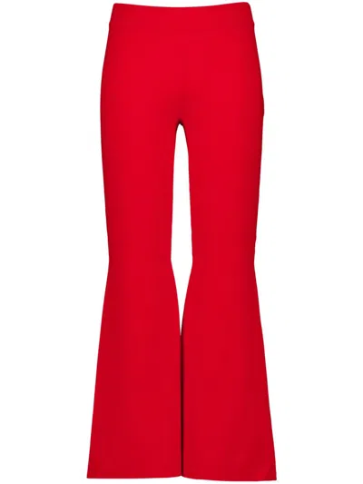 Stella Mccartney Fine-knit Trousers In Red