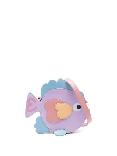 Stella Mccartney Kids' Fish-appliqué Shoulder Bag In Multi