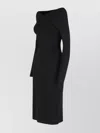 Stella Mccartney Fitted Off-the-shoulder Midi Dress