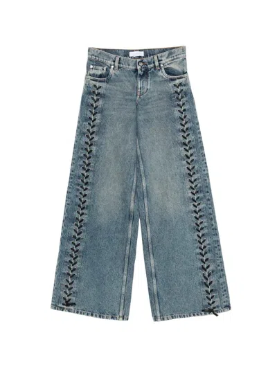Stella Mccartney Five Pocket Jeans With Belt Loops In Blue
