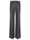 Stella Mccartney Flannel Flare Trouser In Gray