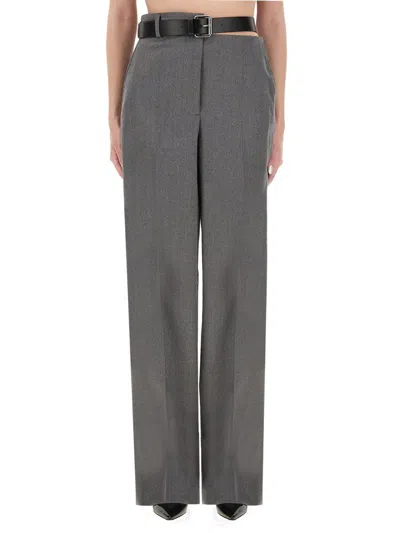 STELLA MCCARTNEY STELLA MCCARTNEY FLANNEL PANTS WITH BELT