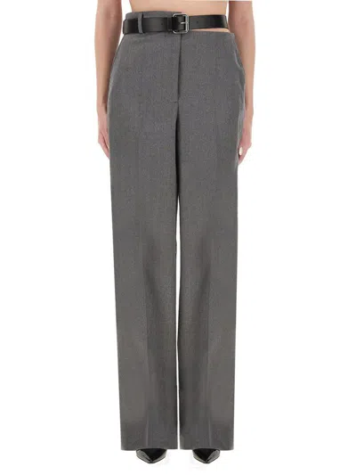 STELLA MCCARTNEY STELLA MCCARTNEY FLANNEL PANTS WITH BELT