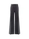 Stella Mccartney Wide-leg Tailored Pants In Gray
