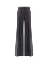 Stella Mccartney Wide-leg Tailored Pants In Gray