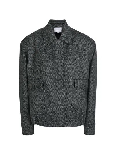 STELLA MCCARTNEY FLAP-POCKET HERRINGBONE JACKET