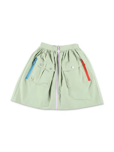 Stella Mccartney Kids' Pockets Skirt In Green