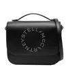 Stella Mccartney Logo-studded Mini Bag In Black