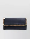 Stella Mccartney Flap Wallet Chain Detail In Black