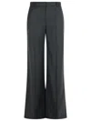 Stella Mccartney 'flare' Grey Wool Pants Ash