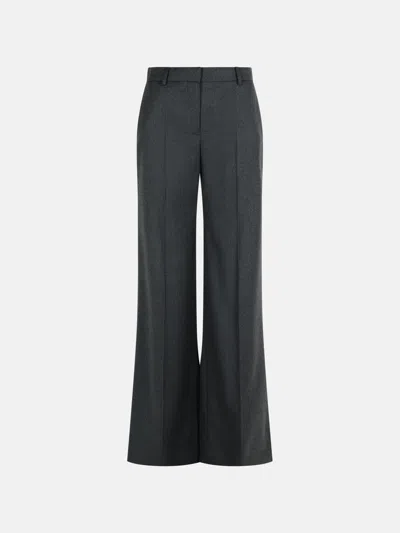 Stella Mccartney 'flare' Grey Wool Pants Cenere