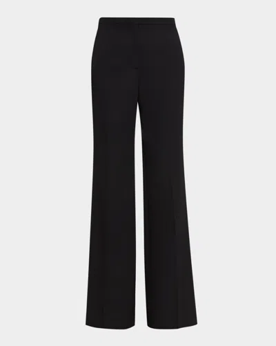 STELLA MCCARTNEY FLARE-LEG WOOL PANTS