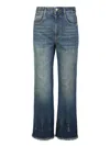 Stella Mccartney Cropped Flared Jeans In Denim