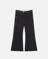 Stella Mccartney Flared Denim Jeans In Black