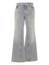 Stella Mccartney Stella Mc Cartney Flared Leg Denim Jeans In Blue