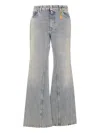 Stella Mccartney Stella Mc Cartney Flared Leg Denim Jeans In Blue