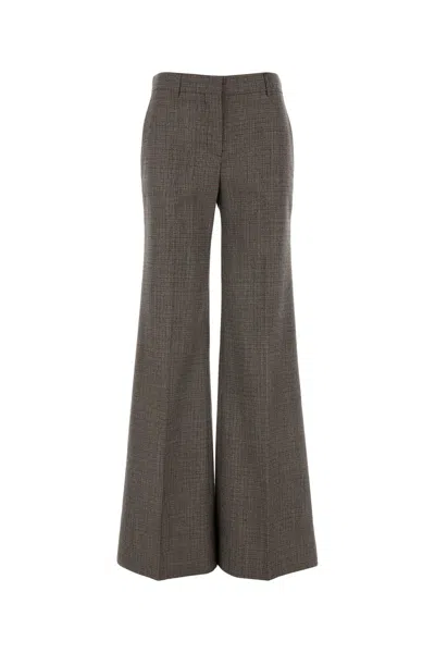 STELLA MCCARTNEY STELLA MCCARTNEY EMBROIDERED WOOL PALAZZO PANT