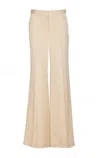 Stella Mccartney Beige Pants Zip And Hooks Wide Model In Beige