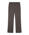 Stella Mccartney Low-rise Bootcut Pants In Black