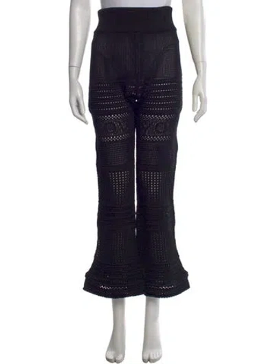 Pre-owned Stella Mccartney Flared Pants In Black