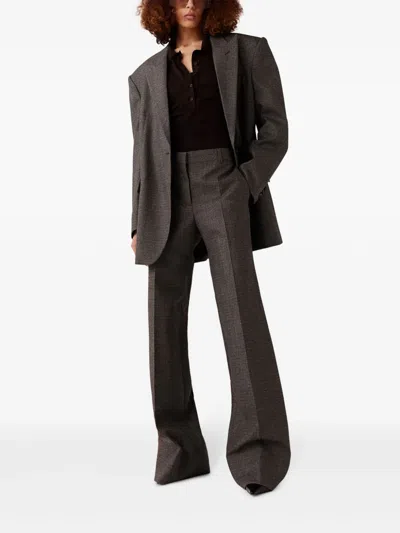 Stella Mccartney Flared Pants In Brown