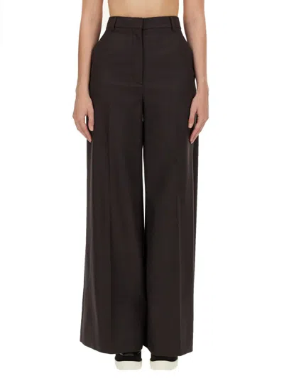 Stella Mccartney Flared Pants In Brown