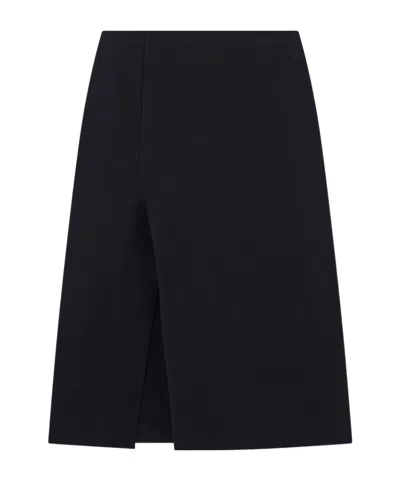 STELLA MCCARTNEY STELLA MCCARTNEY FLARED SIDE-SLIT MIDI SKIRT