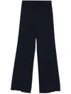 Stella Mccartney Flared Trousers In Blue
