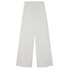 Stella Mccartney Wool Flared Trousers In Gold