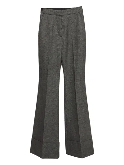Pre-owned Stella Mccartney Flared Trousers In Gray
