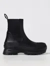 Stella Mccartney Trace Faux-leather Ankle Boots In Black