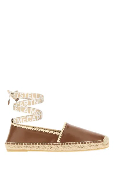 Stella Mccartney Flat Gaia Whipstitched Eco Alter Mat In Brown