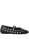 Stella Mccartney Ryder Vegan Embellished Mary Jane Ballerina Flats
