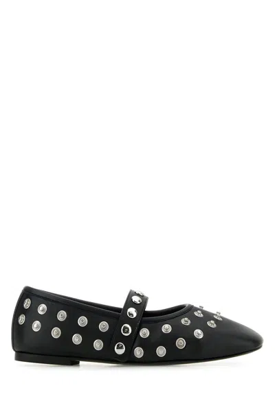 Stella Mccartney Ryder Vegan Embellished Mary Jane Ballerina Flats In Black