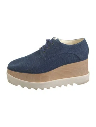 Pre-owned Stella Mccartney Flats In Blue