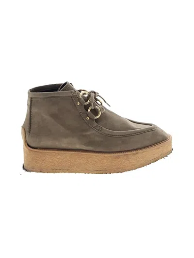 Pre-owned Stella Mccartney Flats In Brown