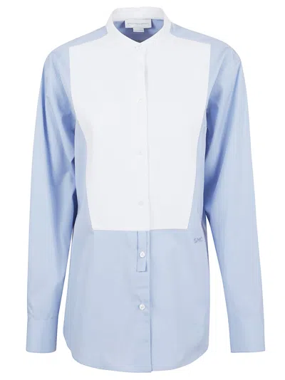 Stella Mccartney Flattering Fit Cotton Shirt In Blue