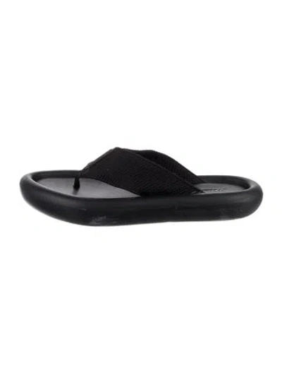 Pre-owned Stella Mccartney Flip Flops In Black