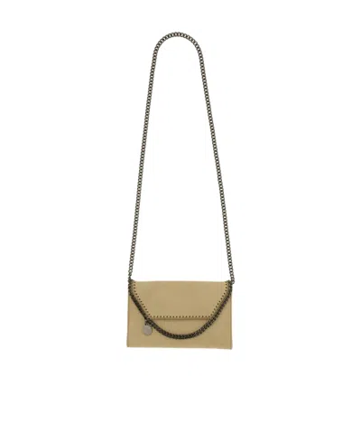 Stella Mccartney Flip Shoulder Bag In Nude