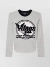 Stella Mccartney Wings Graphic Long-sleeved Cotton Top