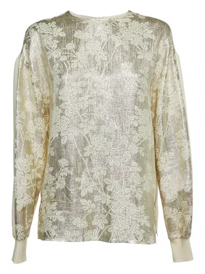 Pre-owned Stella Mccartney Floral-jacquard Sweater
