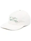 Stella Mccartney White Dandelion Logo Cap In White