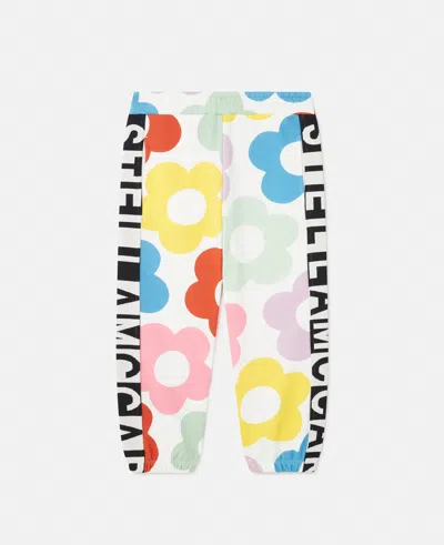 Stella Mccartney Floral Pattern Joggers In Multicolor