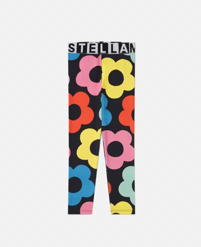 Stella Mccartney Floral Pattern Leggings In Multicolor