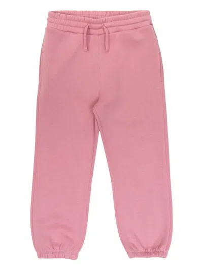 Stella Mccartney Kids' Floral-pocket Drawstring Trousers In Pink