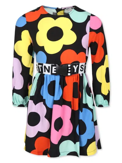 Stella Mccartney Kids' Floral-print Dress In Multicolor
