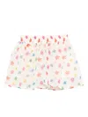 Stella Mccartney Floral-print Elastic-waist Casual Skirt In White