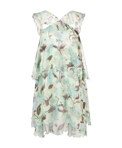 STELLA MCCARTNEY STELLA MCCARTNEY FLORAL PRINT FILLY MINI DRESS
