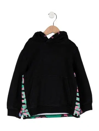 Pre-owned Stella Mccartney Babies' Floral Print Hoodie In Black
